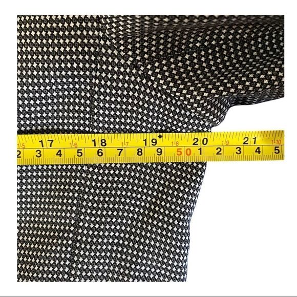 Silence + Noise black and white plaid checkered long sleeve blazer jacket L EUC - Picture 6 of 6
